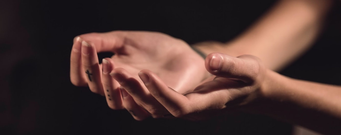 Hands in prayer